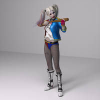 Harley Quinn Sucide Squad for G8F by Shinteo