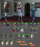 Haruno Sakura Shippuden for G8F by Shinteo