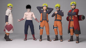 Uzumaki Naruto Shippuden for G8M by Shinteo