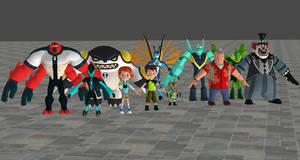 Ben 10 game 2017 Model pack for XNALara by user619