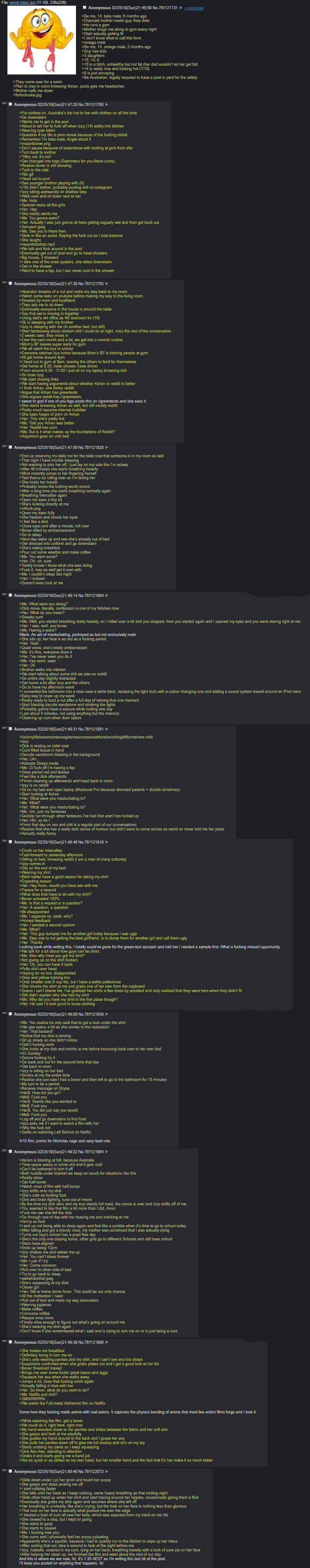 Anon hits it off with step sister