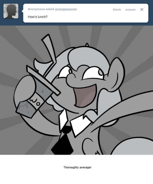 > How&rsquo;s lunch?
Thoroughly average!