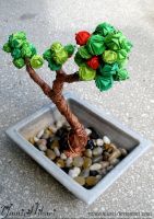 Origami Bonsai by yamixhikari