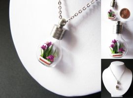 Miniature Origami Irises by Paper-Peaches