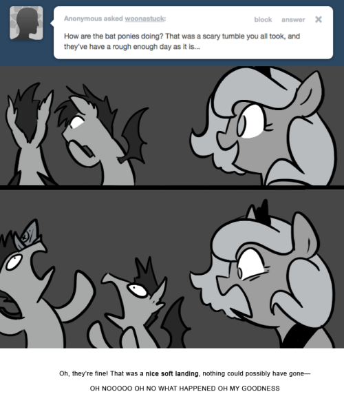 Oh, they&rsquo;re fine! That was a nice soft landing, nothing could possibly have gone&mdash;
OH NOOOOO OH NO WHAT HAPPENED OH MY GOODNESS