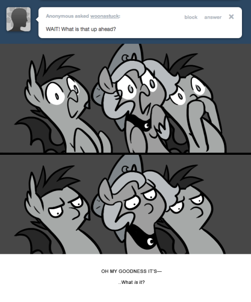 OH MY GOODNESS IT&rsquo;S&mdash;
..What is it?