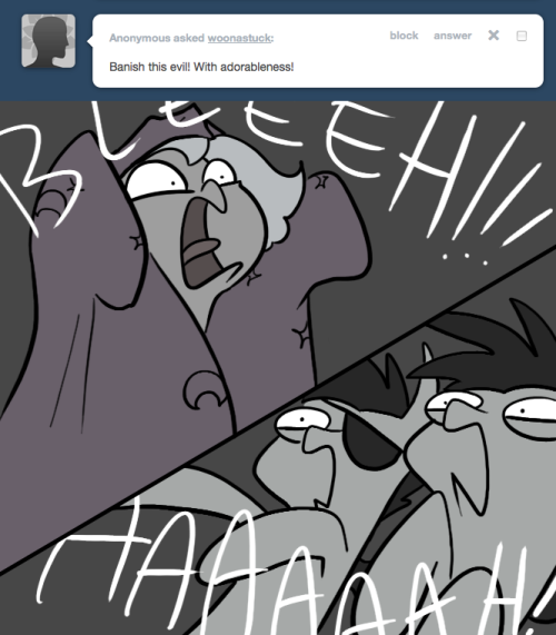 > Banish this evil! With adorableness!