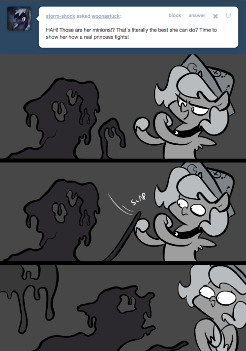 > HAH! Those are her minions!? That&rsquo;s literally the best she can do? Time to show her how a real princess fights!