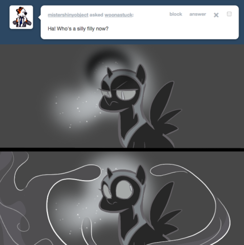 > Ha! Who&rsquo;s a silly filly now?