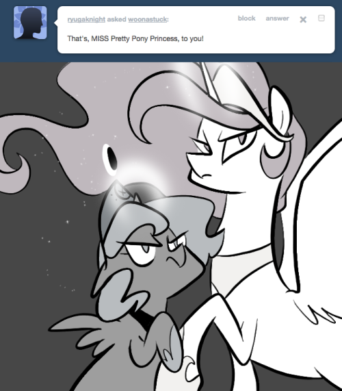> That&rsquo;s, MISS Pretty Pony Princess, to you!