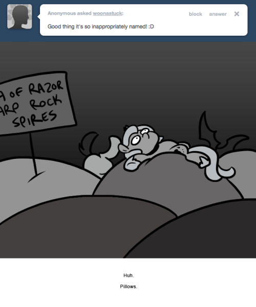 Huh.
Pillows.