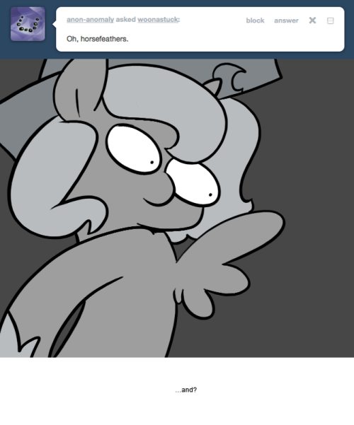 > Oh, horsefeathers.
…and?