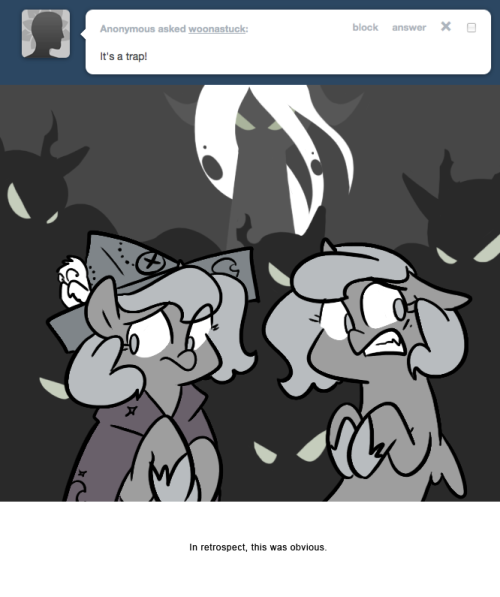 > It&rsquo;s a trap!
In retrospect, this was obvious.