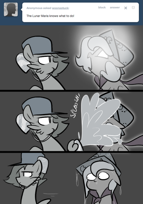 > The Lunar Maria knows what to do!