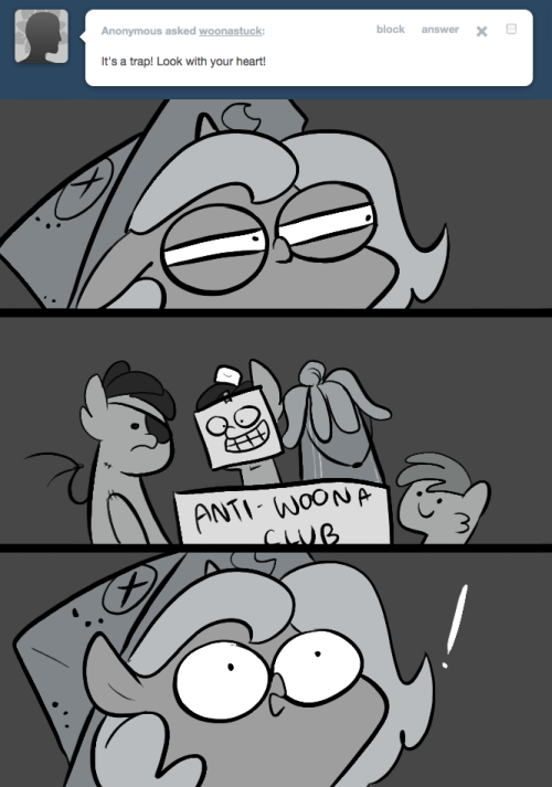 > It’s a trap! Look with your heart!