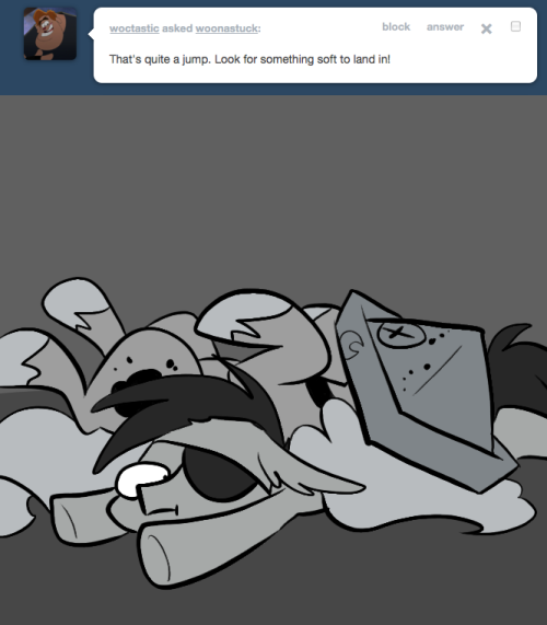 > That’s quite a jump. Look for something soft to land in!
