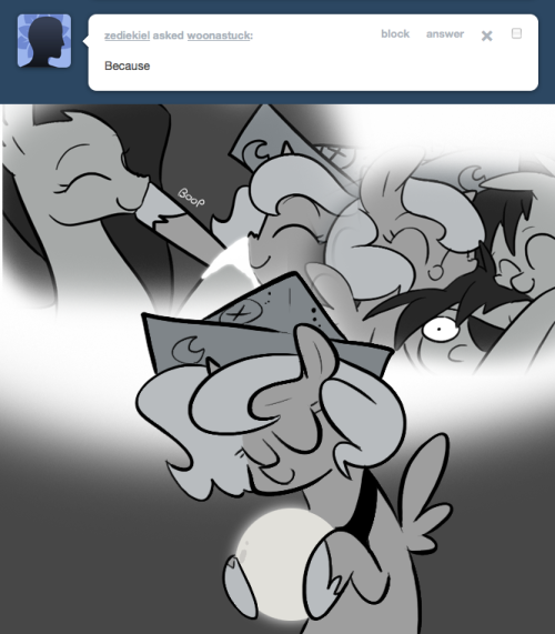 > Because